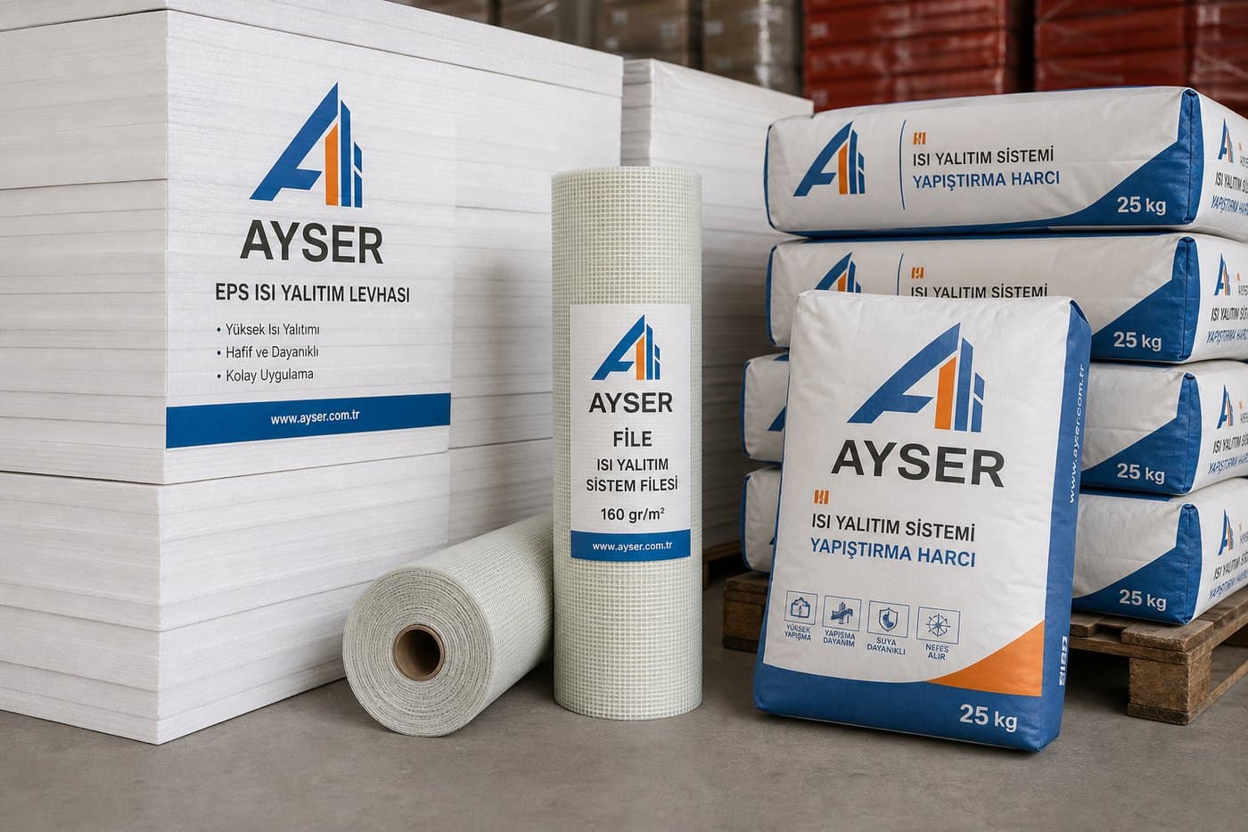Ayser İnşaat dış cephe mantolama yalıtım malzemeleri