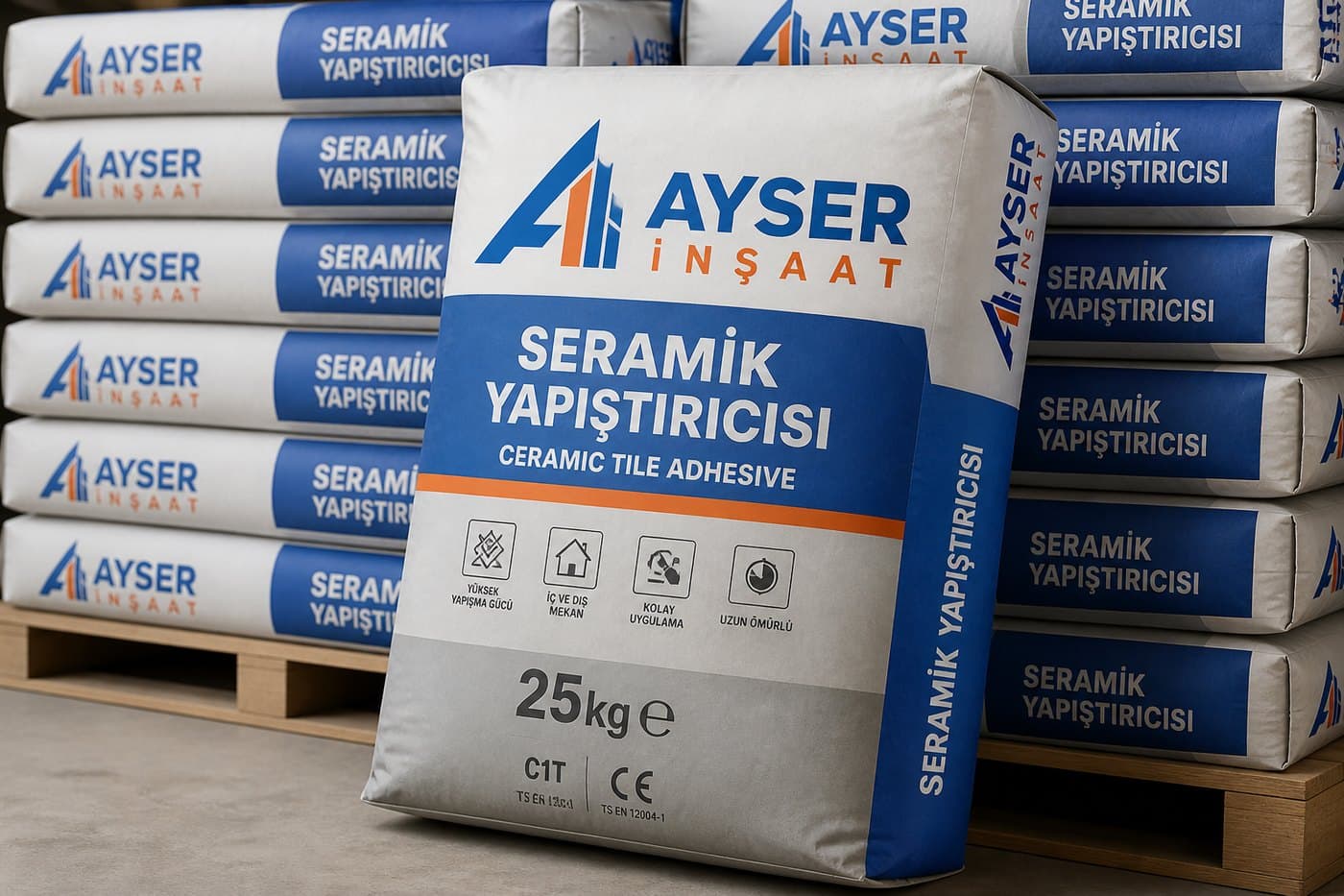 Ayser İnşaat seramik yapıştırıcısı ve uygulama malzemeleri